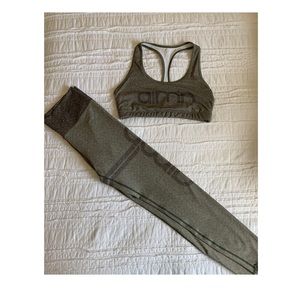 aim’n high-waisted leggings and sports bra set